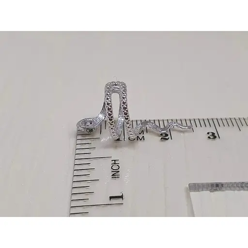 Серебряная серьга-каффа на хеликс. 3575.1С - фото 4