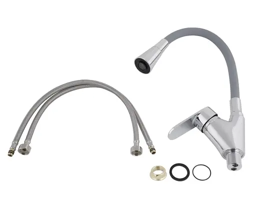 Змішувач для кухні Lidz Tani 007F3, Chrome/Grey (k40) LDTAN007F3GCR31869 - фото 4