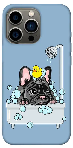 TPU чохол Dog in shower - фото 1