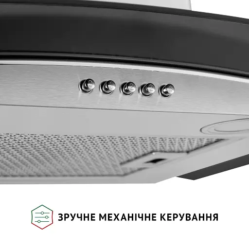 Вытяжка декоративная со стеклом PERFELLI GRASSI 6HMX INOX - фото 6
