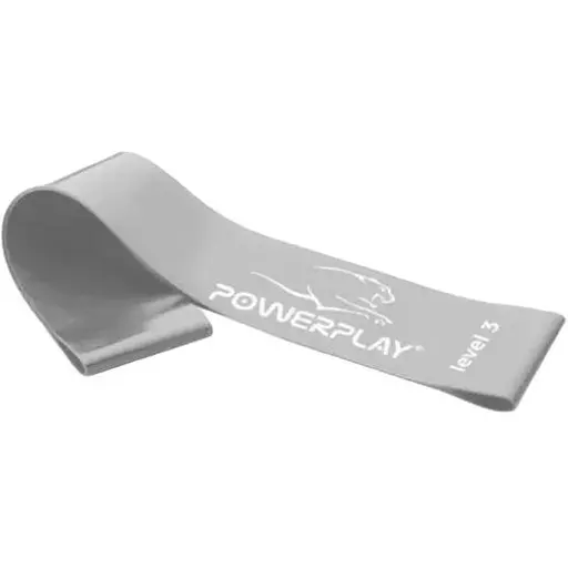 Гумка для фітнесу PowerPlay 4140 Level 3 Stretch Band (11-15 кг) Сіра (PP_4140_Grey) - фото 1