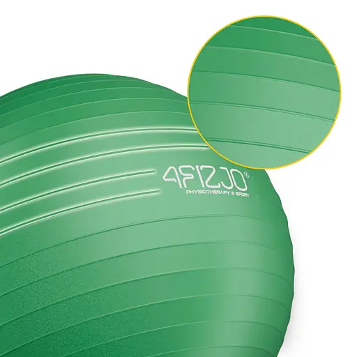 М'яч для фітнесу (фітбол) 4FIZJO 85 см Anti-Burst Green (P-5907739316394) - фото 3