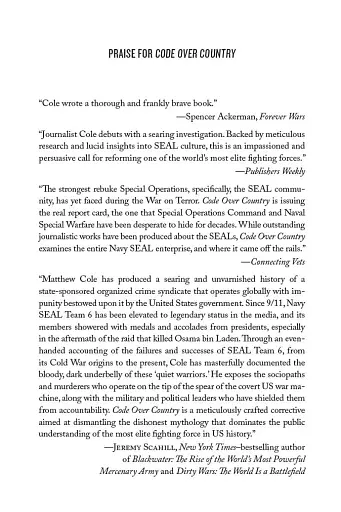 Code Over Country. The Tragedy and Corruption of SEAL Team Six - фото 2