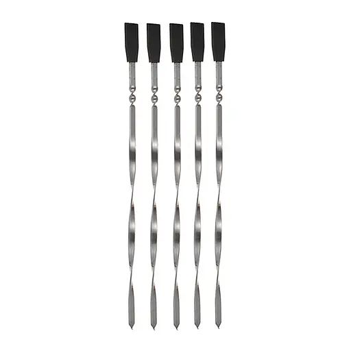 Електрошашличниця Vilgrand V10052 на 5 шампурів 1000 Вт автообертання, захисний кожух, чаші для жиру, VILGRAND 87790 - фото 3