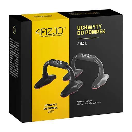 Упоры для отжиманий 4FIZJO Push-up Bars 4FJ0098 (P-5907739310392) - фото 4