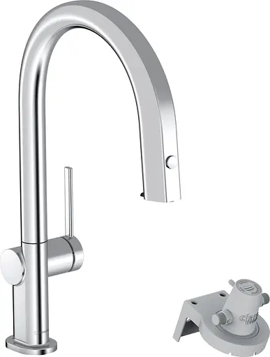 Змішувач Hansgrohe Aqittura M91 FilterSystem 210 1jet pull-out Sbox кухонний 76826000 Chrome - фото 1