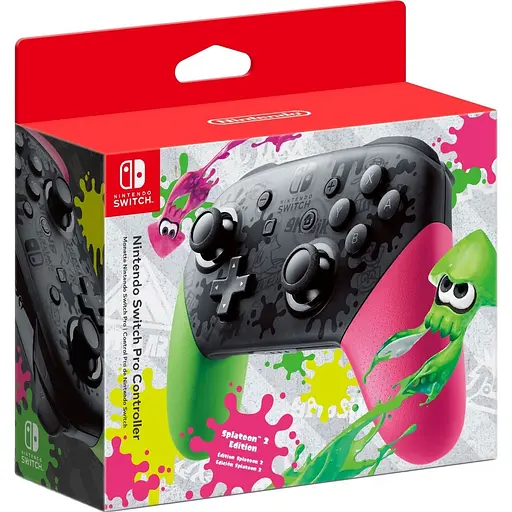 Геймпад Nintendo Switch Pro Controller Splatoon 2 Special Edition (128030) - фото 4