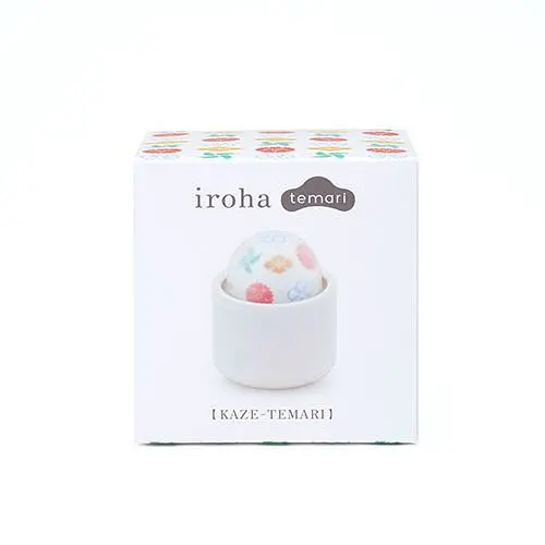 Вібратор для клітора Iroha by Tenga Temari Kaze 6.8 см білий - фото 4