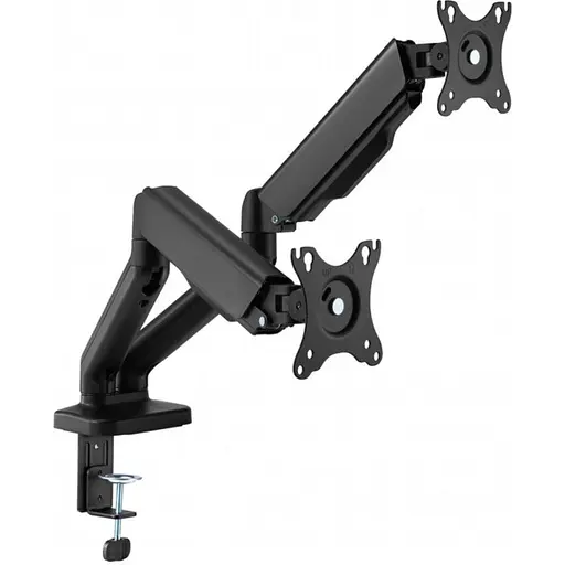 Кронштейн настільний OfficePro OPMA-412 для двох моніторів 17-32 дюйми Black