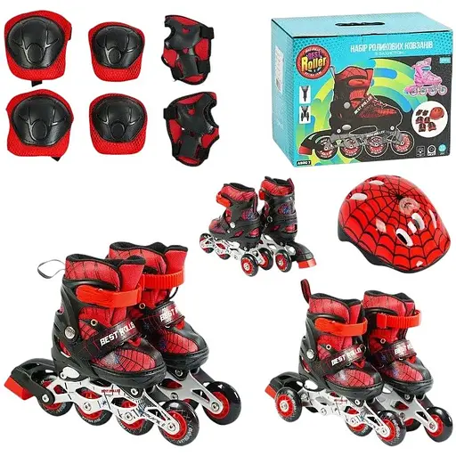 Дитячі ролики Best Roller р. 26-28 червоні (11577-XS) - фото 4