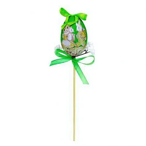 Пасхальный декор яйцо на палочке - фото 1