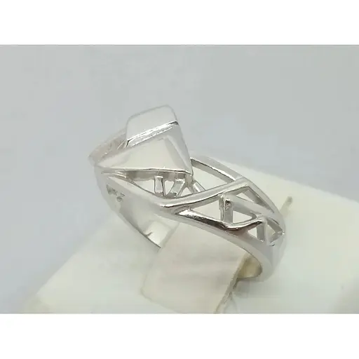 Срібне кільце Харківська ювелірна фабрика. 14661-Р 17,5 - фото 5