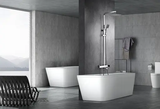 Душова система з виливом Imex Fiyi хром BDF016-B, Хром - фото 2