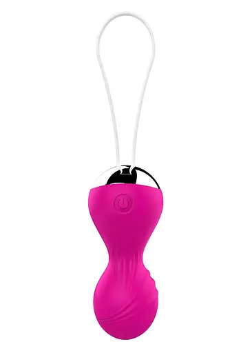 Вагінальні кульки Boss Remote Control Tighten Vibrating Egg 8 см (рожевий) - фото 12