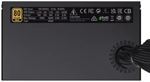 Блок живлення GameMax 600W 80 Gold (GX-600) - фото 3