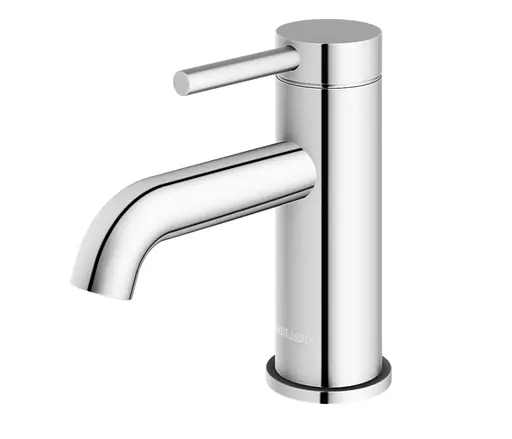 Змішувач для умивальника Kohlman Axel хром низький QB100A Хром - фото 1