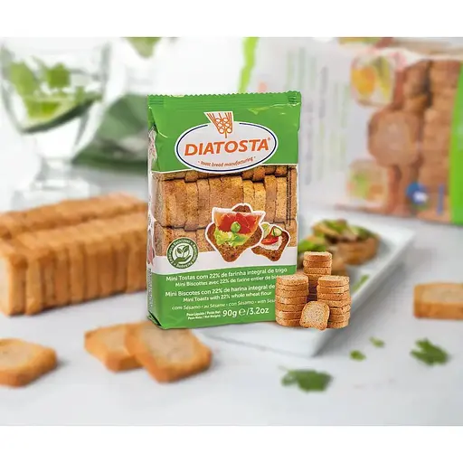 Тосты Diatosta Minigrill пшеничные из цельного зерна 90 г - фото 3