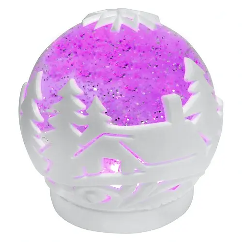 Шар Ялинки з підсвіткою d-14 см - фото 4