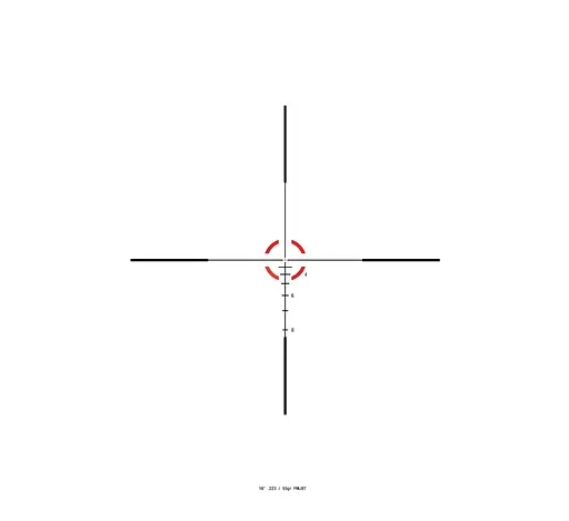 Приціл оптичний Trijicon Credo 1-6x24 (30 мм) illum. 55gr .223 SFP Red - фото 7