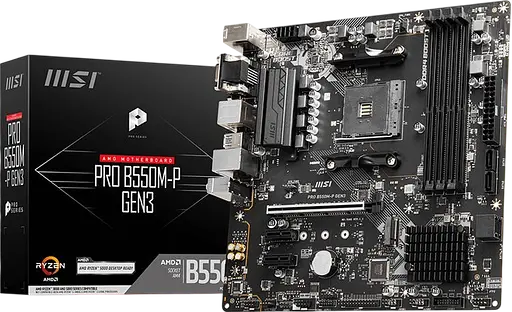 Материнская плата MSI B550M-P Pro GEN3 Socket AM4 (PRO B550M-P GEN3) Б/У - фото 1