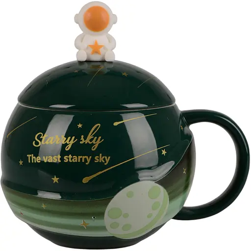 Чашка Led Starry Sky с крышкой и ложкой 300 мл (B060375)