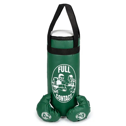 Боксерський набір великий, діаметр 21x58 см, зелений