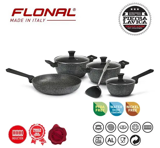 Набор посуды Flonal Pietra Lavica 8 предметов (PLISET08PZ) - фото 2