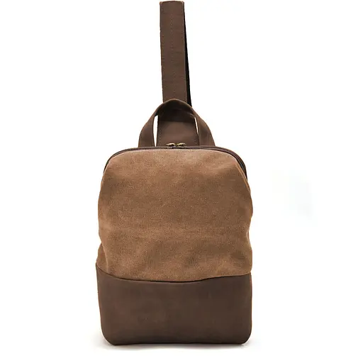 Кожаная сумка-слинг Tarwa 28х22х7 см sum0025530 - фото 4