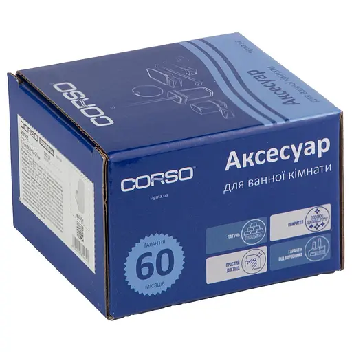 Крючок Corso BOLSENA 58.5×42×27мм (9681405) - фото 5