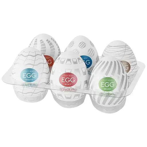 Набір яєць мастурбаторів Tenga Egg New Standard Pack 6 яєць