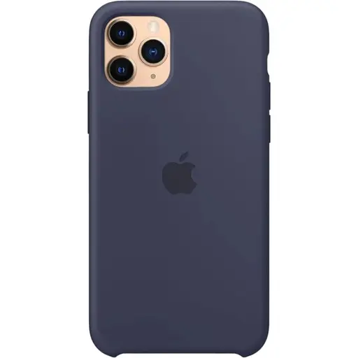 Оригинальный силиконовый чехол Apple Silicone Case для iPhone 11 Pro Max (6.5") Midnight Blue (MWYW2ZM/A)