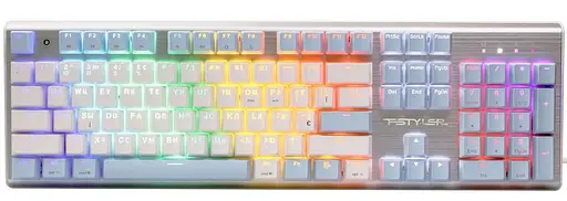 Клавіатура A4Tech Fstyler FS100 USB Blue (FS100 (Icy Blue)) - фото 1