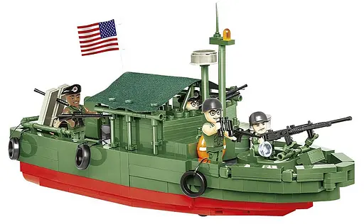Конструктор COBI Patrol Boat River Mk II (PBR) 1:35 – Американский патрульный катер (615 деталей) - фото 4