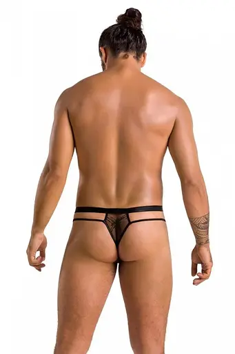 Сексуальні чоловічі стрінги Passion Free Your Senses Thong Collin 029 XXL/XXXL чорний - фото 2