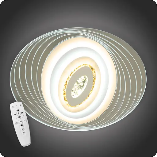 Люстра світлодіодна 517 Dlight 3color з пультом 60Вт Білий (01894) - фото 2