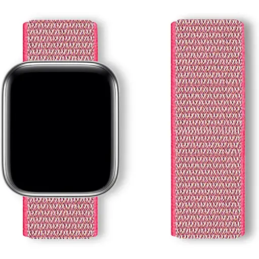 Ремешок DK CDK для Apple Watch 40mm (Series 4 / 5 / 6 / SE1 / SE2) Nylon Sport Loop (08883) (hot pink) - фото 2