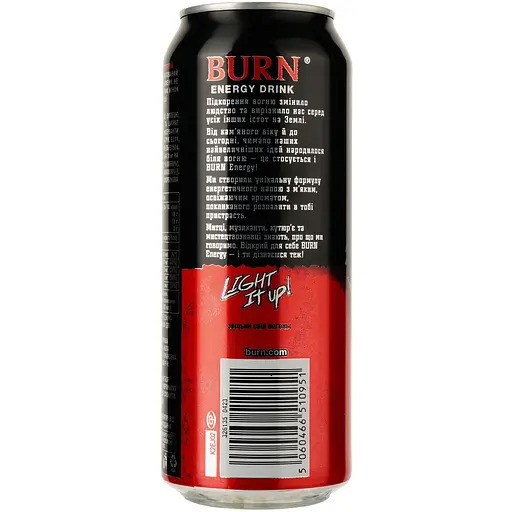 Уцінка. Енергетичний безалкогольний напій Burn Original 500 мл - фото 3