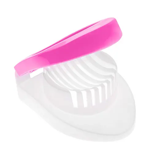 Яйцерізка овочерізка для нарізки слайсами, соломкою та кубиками яєць овочів грибів MagicKitchen, Kitchen Master Рожевий 85067 - фото 6