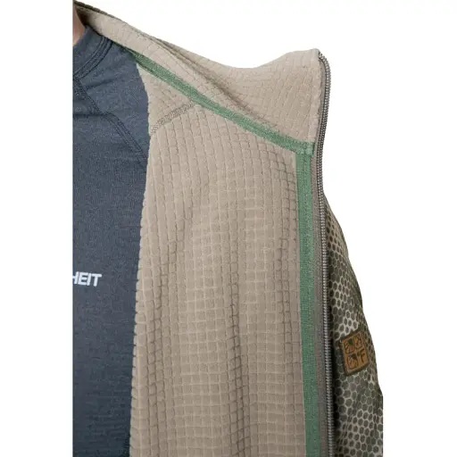 Кофта Fahrenheit Power Grid Full Zip Camo XL/R Khaki - фото 5