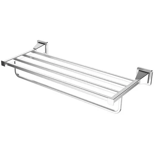 Полка с полотенцедержателем Gappo G1924, Хром - фото 1