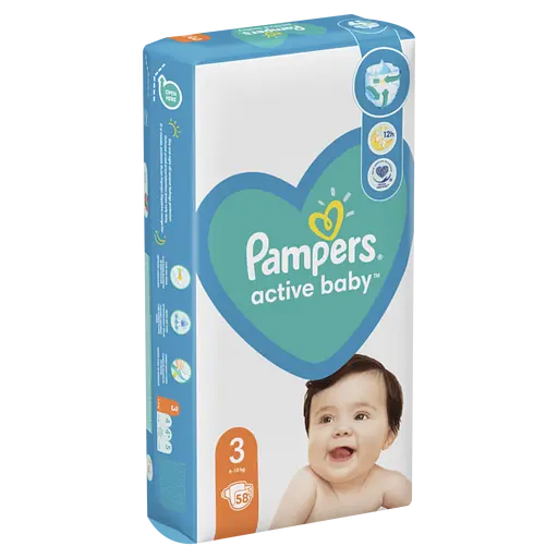 Подгузники Pampers Active Baby 3 (6-10 кг) 58 шт.  - фото 3