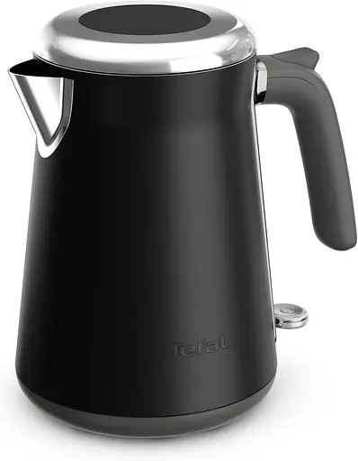 Електрочайник Tefal Collection 1.68л, Strix, нерж. сталь, чорний - фото 3