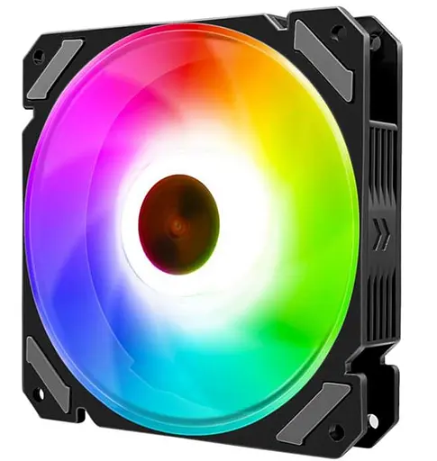 Вентилятор Coolmoon 120мм CM-JOY-ARGB Forward (CM-JOY-ARGB-F) Black - фото 1