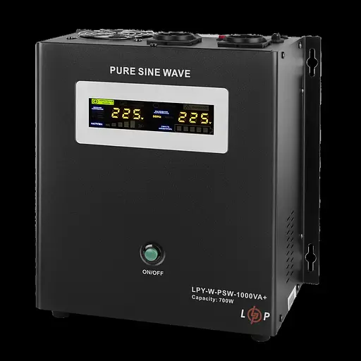 ДБЖ з правильною синусоїдою LogicPower 12V LPY-W-PSW-1000VA + 700 Вт 10A/20A - фото 2