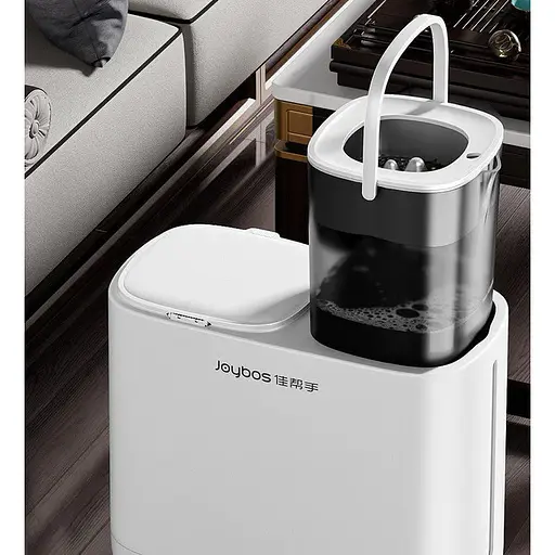 Ведро для сухих отходов и жидкости JOYBOS двухсекционное  - фото 5
