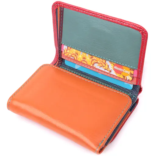 Кожаный женский кошелек ST Leather 11.3х8.5х2 см acs0028434 - фото 3