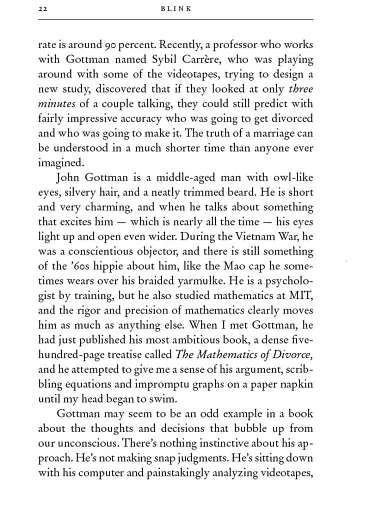 Blink: The Power of Thinking Without Thinking - фото 8
