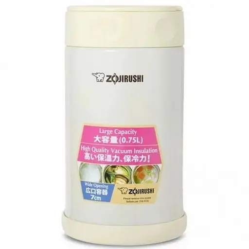 Термоконтейнер харчовий Zojirushi SW-FCE75 0.75 л Бежевий (1013-1678.03.55)