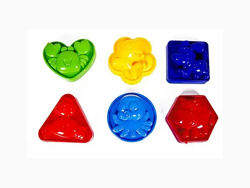 Набор пасочек Б, 6 пасочек, 8,5x8,5 см, КВ