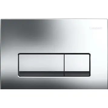 Клавіша змиву Geberit Delta50 хром глянсовий 115.119.21.1 (115.105.21.1), Хром - фото 1